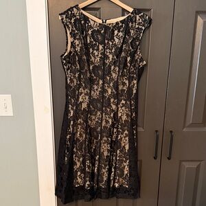 Julian Taylor Black Lace Dress